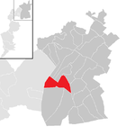 Lage der Gemeinde Podersdorf am See  im Bezirk Neusiedl am See (anklickbare Karte)