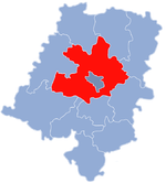 Lage des Powiat Opolski