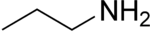 Struktur von Propylamin
