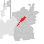 Lage der Gemeinde Weiden am See  im Bezirk Neusiedl am See (anklickbare Karte)