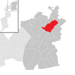 Lage der Gemeinde Zurndorf  im Bezirk Neusiedl am See (anklickbare Karte)
