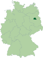 Lage Berlins in Deutschland