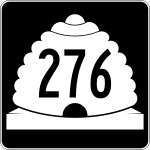 Straßenschild der Utah State Route 276