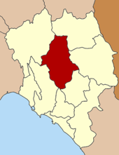 Karte von Chanthaburi, Thailand mit Khao Khitchakut