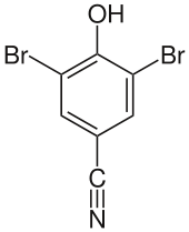 Strukturformel von Bromoxynil