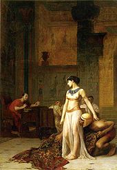 Kleopatra erscheint vor Caesar, Jean-Léon Gérôme 1866