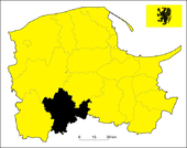 Lage des Powiat Chojnicki