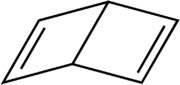 Strukturformel von Dewar-Benzol