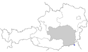 Österreichkarte, Position von Bad Radkersburg