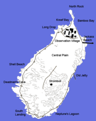 Karte von Ichaboe Island
