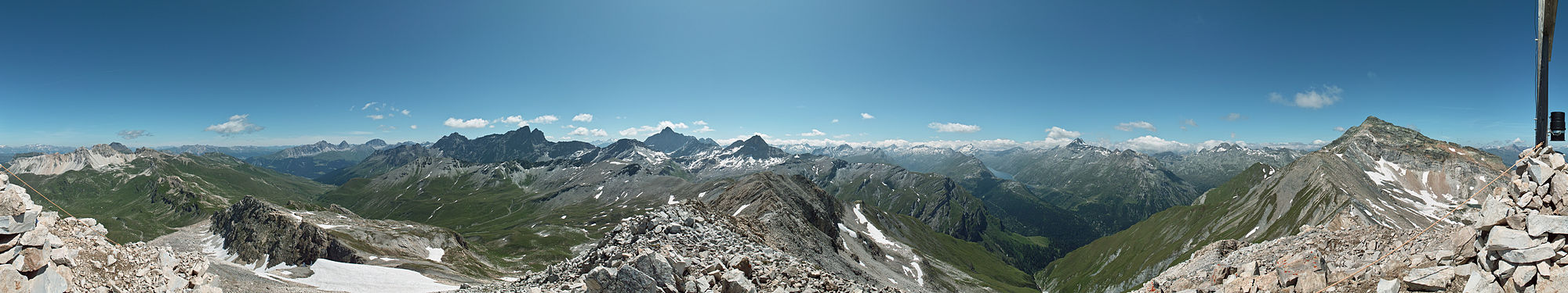 360°-Panorama vom Piz Alv