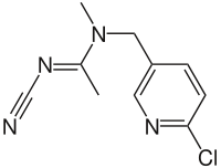 Struktur von Acetamiprid