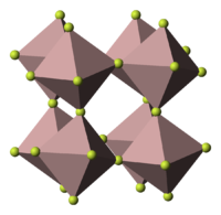 Kristallstruktur von Titan(III)-fluorid