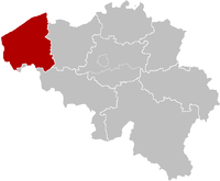 Karte Bistum Brügge