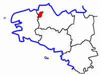 Lage des Kantons Plouaret