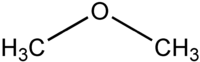 Strukturformel Dimethylether