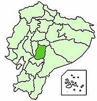 Karte Bistum Riobamba