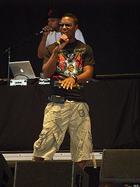 Jeremih während eines Konzerts im August 2009