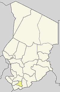 Karte Bistum Doba