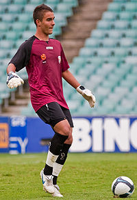 Birighitti während eines Jugendspiels für Adelaide (2009)