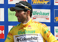 Bei der Österreich-Rundfahrt 2009 im gelben Trikot