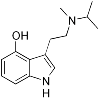 Struktur von 4-HO-MiPT