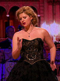 Mirusia Louwerse beim Konzert von André Rieu in Köln am 2. Januar 2011