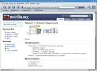Mozilla unter Linux