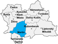 Okres Martin in der Slowakei