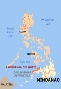 Karte Bistum Dipolog