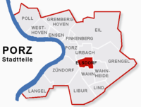 Abgrenzung Stadtteil Elsdorf in Porz