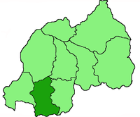 Karte Bistum Gikongoro
