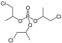 Struktur von Tris(2-chlorisopropyl)phosphat