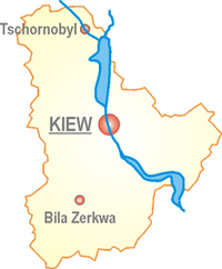 Tschornobyl in der Oblast Kiew