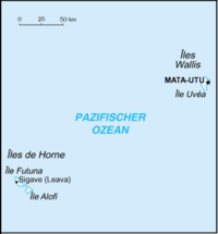 Karte Bistum Wallis und Futuna