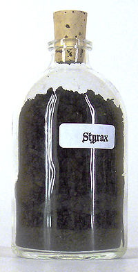 Styrax Harz in Glasfläschen 100 ml