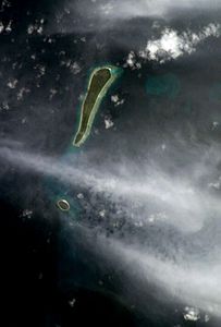NASA-Bild der Eagle Islands