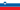 Flagge von Slowenien