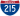 Straßenschild der I-215