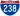 Straßenschild der I-238