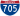 Straßenschild der I-705