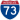 Straßenschild der I-73