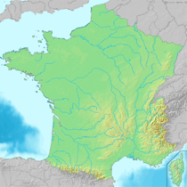 Lage von Lascaux in Frankreich