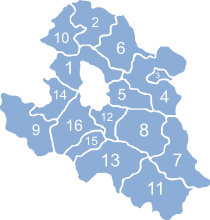 Die Gemeinden von Nowy Sącz
