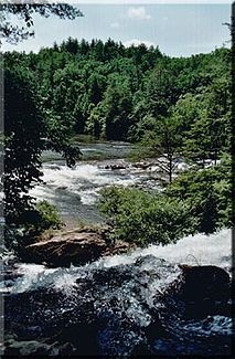 Chattooga River nahe Dick's Creek Falls