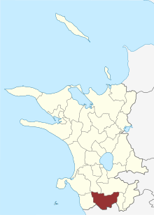 Lage des Gierslev Sogn in der Kalundborg Kommune