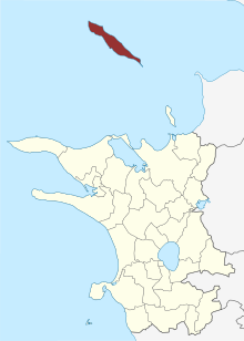 Lage des Sejerø Sogn in der Kalundborg Kommune