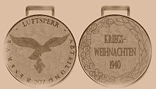 Medaille der Reserve-Luftsperr-Abteilung 207 zur Erinnerung an Kriegsweihnacht 1940.jpg