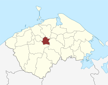 Lage des Melby Sogn in der Nordfyns Kommune
