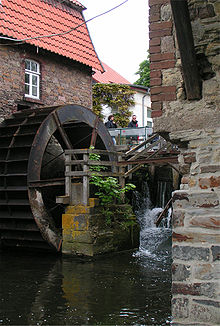 Nackte Mühle (Gründung 1235[1]) an der Nette im Osnabrücker Ortsteil Haste